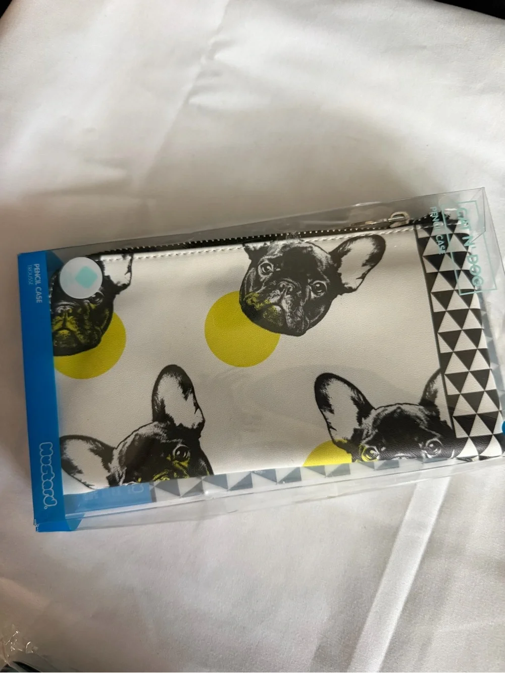 Pencil Or Cosmetic Case with “Frenchie”